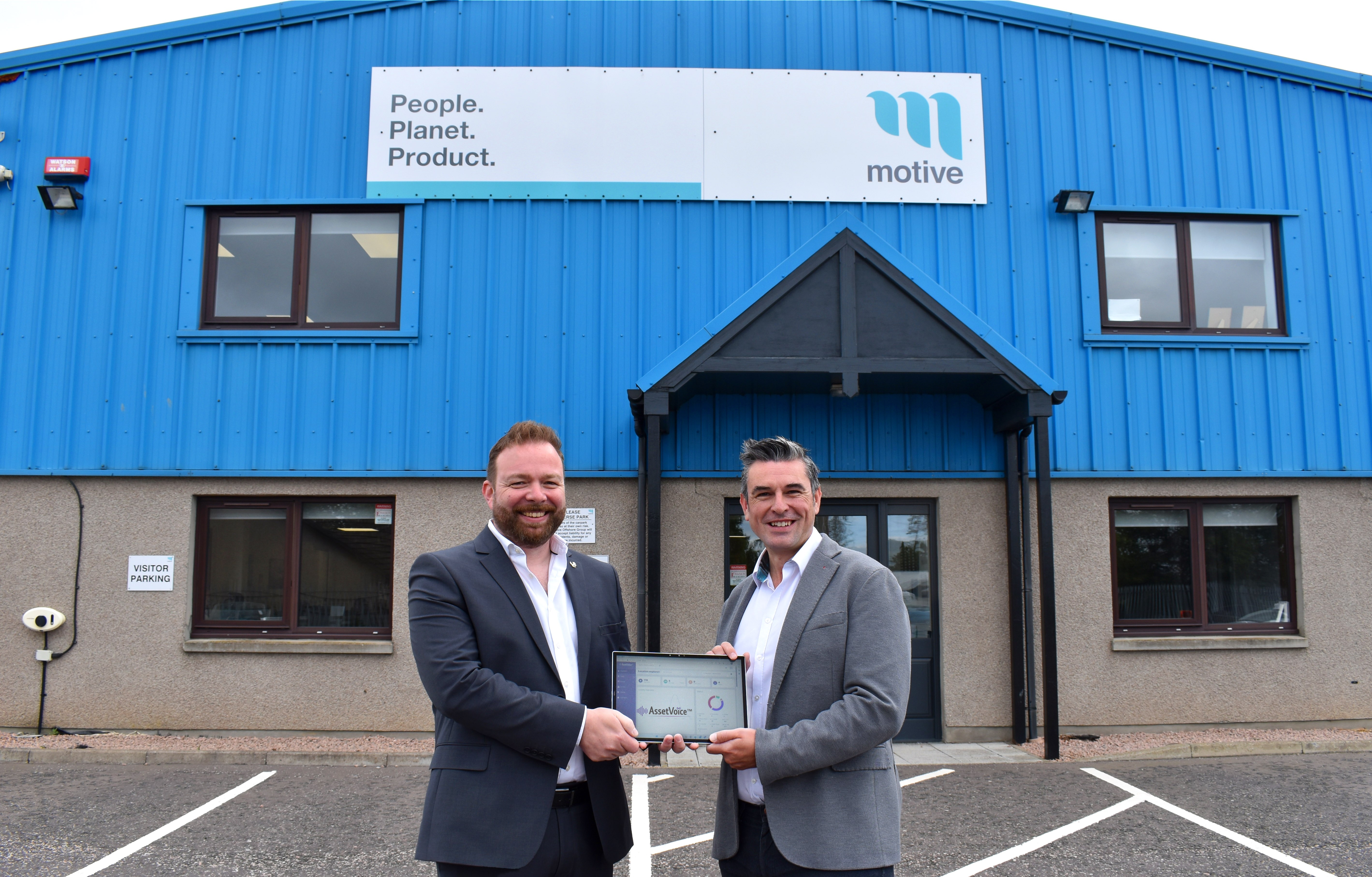 Peter Adam, ABL, and Ross Whittingham, Motive Offshore Group